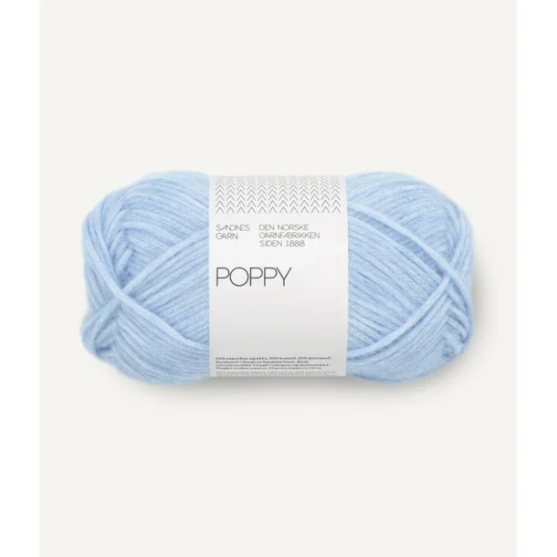 Sandnes - Poppy Fv. 5812 Brunnera Blue