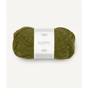 Sandnes - Poppy Fv. 9563 Moss Green. 