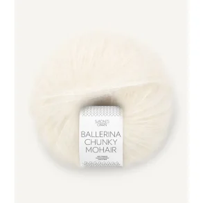 Sandnes - Ballerina Chunky Mohair Fv. 1001 White