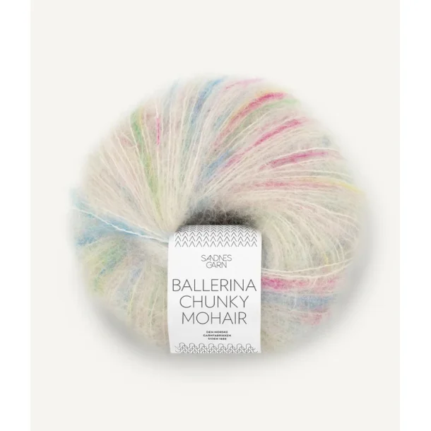 Sandnes - Ballerina Chunky Mohair Fv. 1010 Tutti Frutti