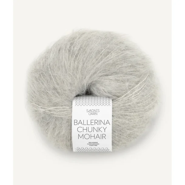 Sandnes - Ballerina Chunky Mohair Fv. 1022 Grmeleret