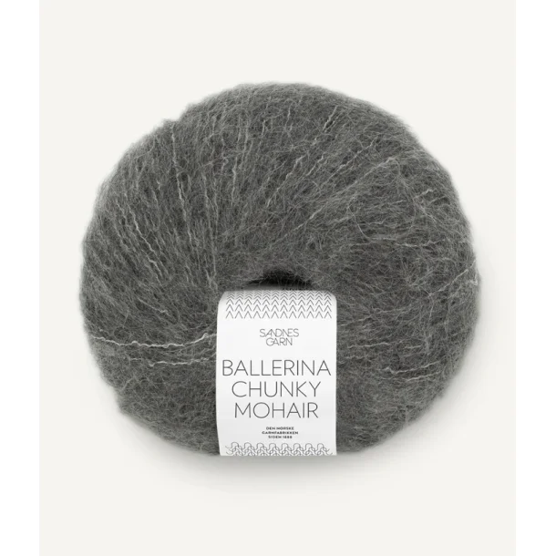 Sandnes - Ballerina Chunky Mohair Fv. 1053 Dark Grey