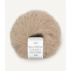 Sandnes - Ballerina Chunky Mohair Fv. 2650 Beige Melange