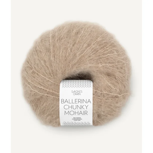 Sandnes - Ballerina Chunky Mohair Fv. 2650 Beige Melange