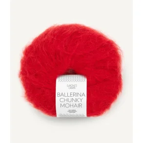 Sandnes - Ballerina Chunky Mohair Fv. 4219 True Red