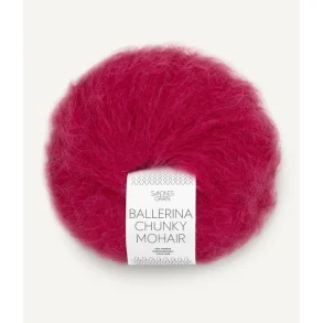 Sandnes - Ballerina Chunky Mohair Fv. 4255 Rumba Red