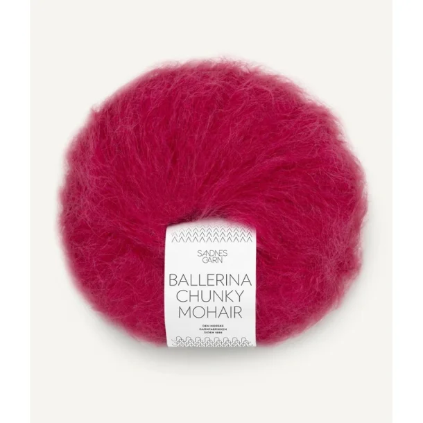 Sandnes - Ballerina Chunky Mohair Fv. 4255 Rumba Red