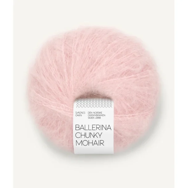 Sandnes - Ballerina Chunky Mohair Fv. 4511 Ballet Rose