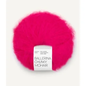 Sandnes - Ballerina Chunky Mohair Fv. 4518 Hot Pink