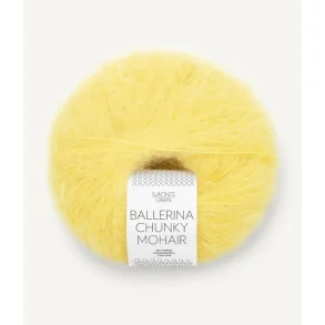 Sandnes - Ballerina Chunky Mohair Farve 9004 Lemon