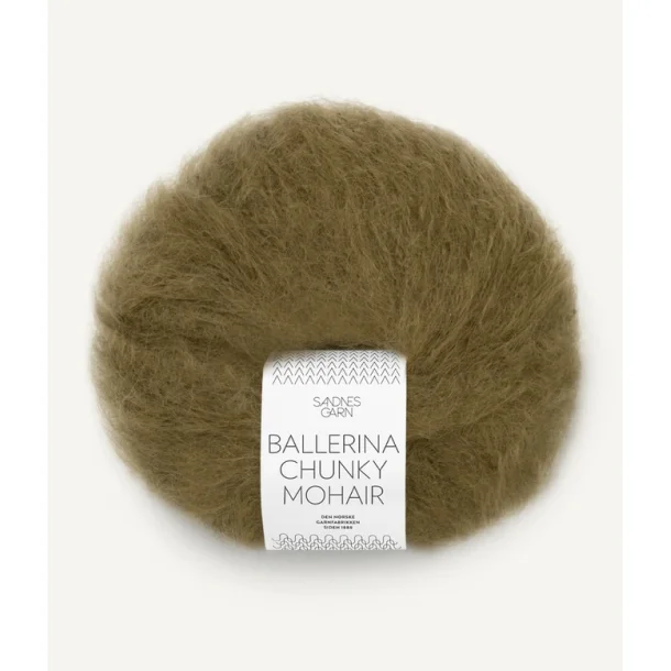 Sandnes - Ballerina Chunky Mohair Fv. 9873 Dark Olive