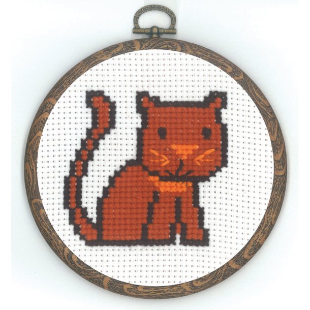 Permin Broderi Kit - Kat - 13-0330