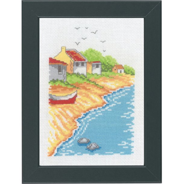 Permin Broderi Kit " Strand Huse " 13-3159