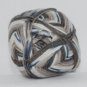 Hjertegarn - Sock 4 Strmpegarn fv 0010 Multi Print