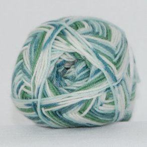 Hjertegarn - Sock 4 Strmpegarn fv 0015 Multi Print