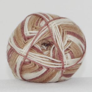 Hjertegarn - Sock 4 Strmpegarn fv 0035 Multi Print