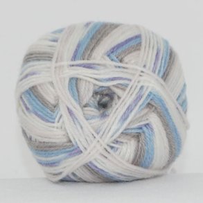 Hjertegarn - Sock 4 Strmpegarn fv 0040 Multi Print