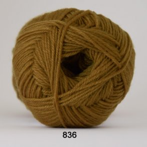 Hjertegarn - Sock 4 Strmpegarn fv 836 Mosegrn