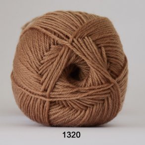 Hjertegarn - Sock 4 Strmpegarn fv 1320 Karamel