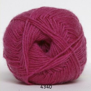 Hjertegarn - Sock 4 Strmpegarn fv 4340 Pink