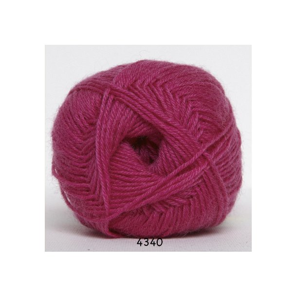 Hjertegarn - Sock 4 Strmpegarn fv 4340 Pink