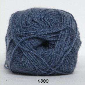 Hjertegarn - Sock 4 Strmpegarn fv 6800 Jeans Bl