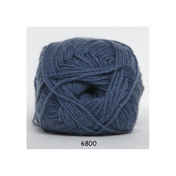 Hjertegarn - Sock 4 Strmpegarn fv 6800 Jeans Bl