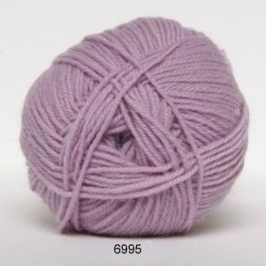 Hjertegarn - Sock 4 Str�mpegarn fv 6995 Lys Rosa