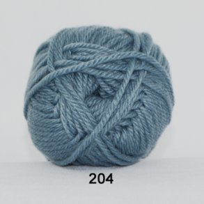 Hjertegarn- Ragg Strmpegarn Fv. 204 Stvet Lys Petrol