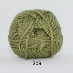 Hjertegarn- Ragg Strmpegarn Fv. 209 Stvet Grn