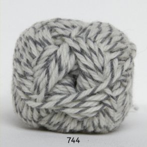 Hjertegarn- Ragg Strmpegarn Fv. 744 Natur/Gr