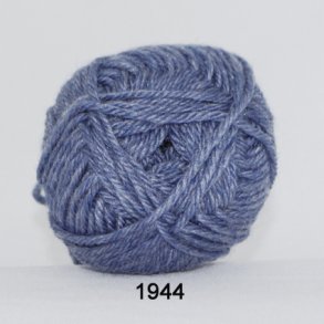 Hjertegarn- Ragg Strmpegarn Fv. 1944 Lys Denimbl