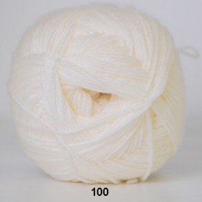 Hjertegarn - Aloe Sockwool Fv. 100 Natur