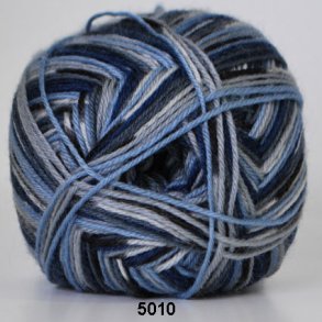 Hjertegarn - Aloe Sockwool Fv. 5010 Bl/Gr