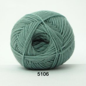 Hjertegarn - Aloe Sockwool Fv. 5106 Salvie