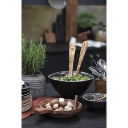 Fad m/lille hank i olieret akacietr 24 cm - Ib Laursen