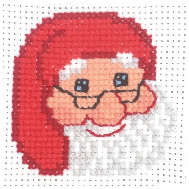 Broderi Kit "My First Kid" - Julemand med briller (14-0204)