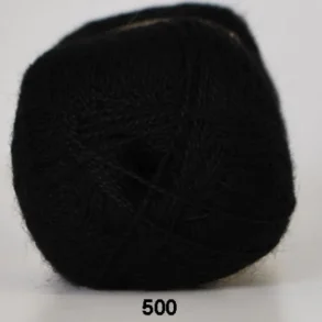 Hjertegarn - Alpaca 400 Fv. 500 Sort