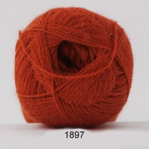 Hjertegarn - Alpaca 400 Fv. 1897 Br�ndt Orange