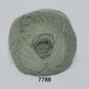 Hjertegarn - Alpaca 400 Fv. 7788 Lys St�vet Gr�n