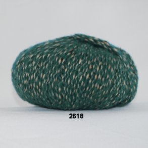Hjertegarn - Sauce Tweed Fv. 2618 Petrol
