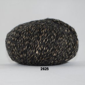 Hjertegarn - Sauce Tweed Fv. 2625 Koks/Sort