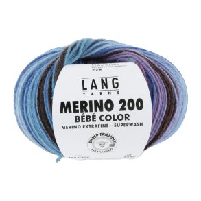 Lang Yarns - Merino 200 B�b� Color Fv. 306 Blue