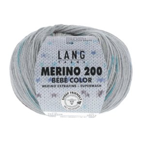 Lang Yarns - Merino 200 B�b� Color Fv. 310 Gr�bl�