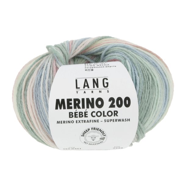 Lang Yarns - Merino 200 Bb Color Fv. 451 Pastel