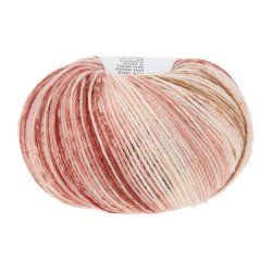 Lang Yarns - Merino 200 B�b� Color Fv. 601 R�hvid/Pink/Terracotta