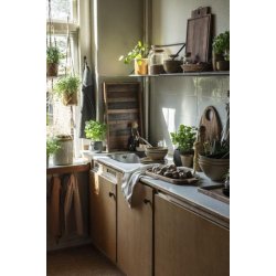 Sk�rebr�t m/rille i kanten olieret akacietr� - Ib Laursen