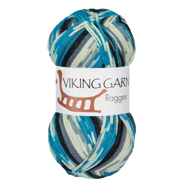 Viking - Raggen Strmpegarn Fv. 723 multi