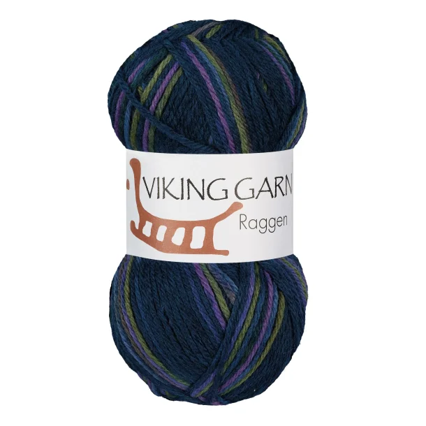 Viking - Raggen Strmpegarn Fv. 727 Multi