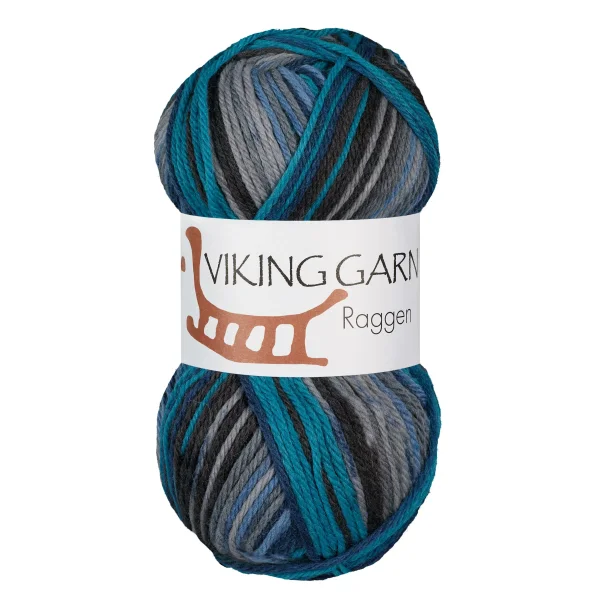 Viking - Raggen Strmpegarn Fv. 728 Multi